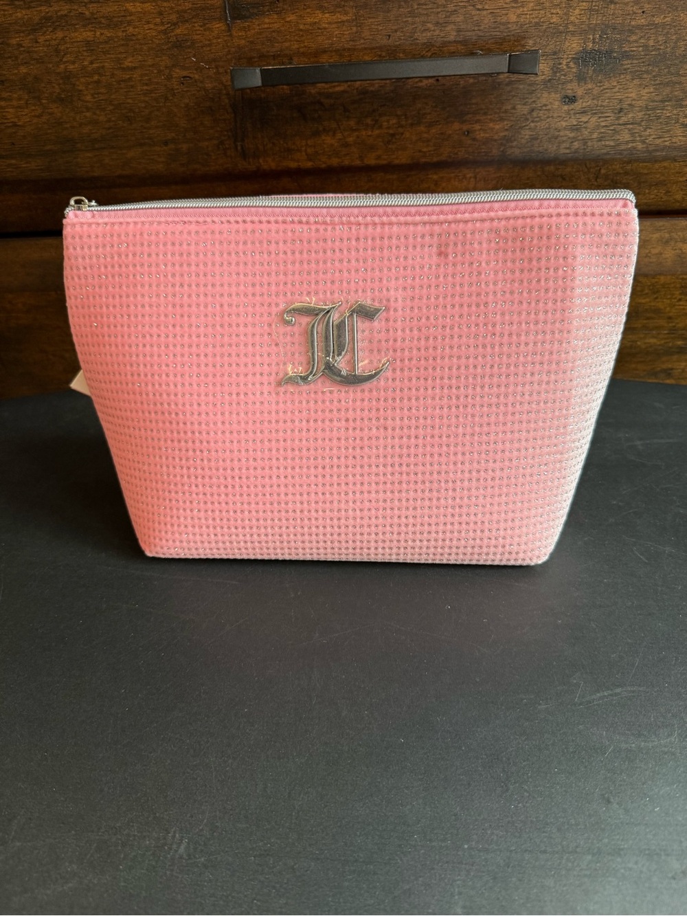 Juicy Couture Pink Travel Cosmetic Bag NWT